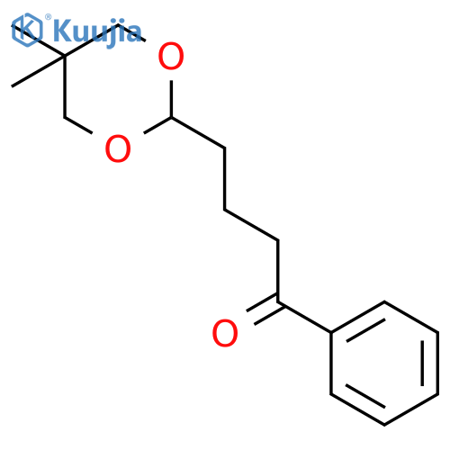 4-(5,5-Dimethyl-1,3-dioxan-2-yl)butyrophenone structure