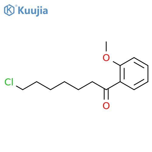 7-Chloro-1-(2-methoxyphenyl)-1-oxoheptane structure