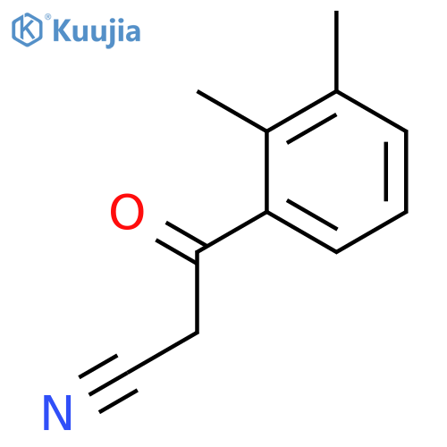2,3-dimethylbenzoylacetonitrile structure