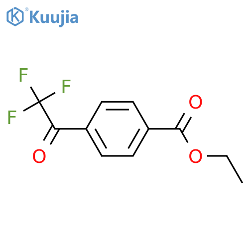 Ethyl 4-(2,2,2-trifluoroacetyl)benzoate structure