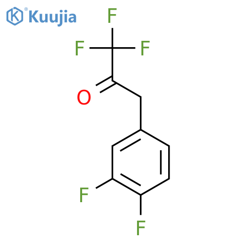 3-(3,4-difluorophenyl)-1,1,1-trifluoropropan-2-one structure