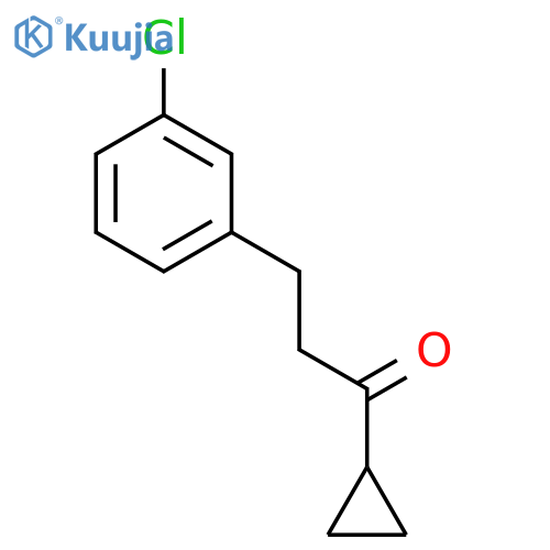 2-(3-CHLOROPHENYL)ETHYL CYCLOPROPYL KETONE structure