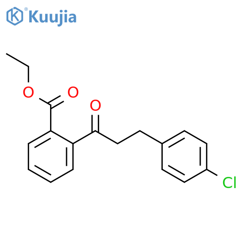 3-(4-Chlorophenyl)-2'-carboethoxypropiophenone structure