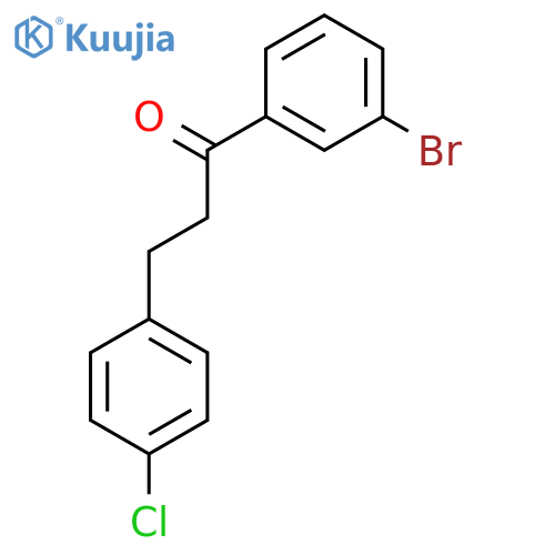 3'-Bromo-3-(4-chlorophenyl)propiophenone structure
