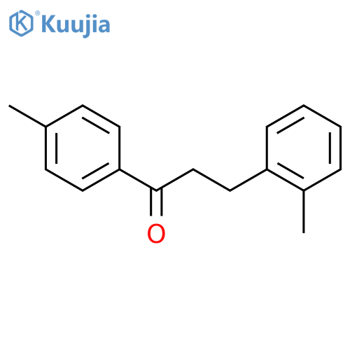 4'-Methyl-3-(2-methylphenyl)propiophenone structure