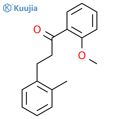 2'-Methoxy-3-(2-methylphenyl)propiophenone structure