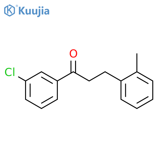 3'-Chloro-3-(2-methylphenyl)propiophenone structure