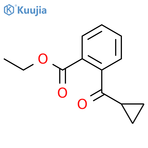 2-Carboethoxyphenyl cyclopropyl ketone structure