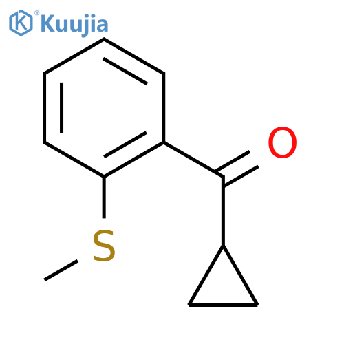 Cyclopropyl 2-thiomethylphenyl ketone structure