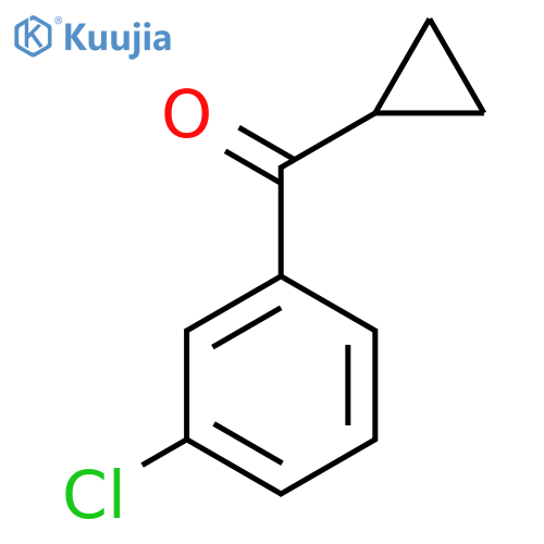 (3-chlorophenyl)(cyclopropyl)methanone structure