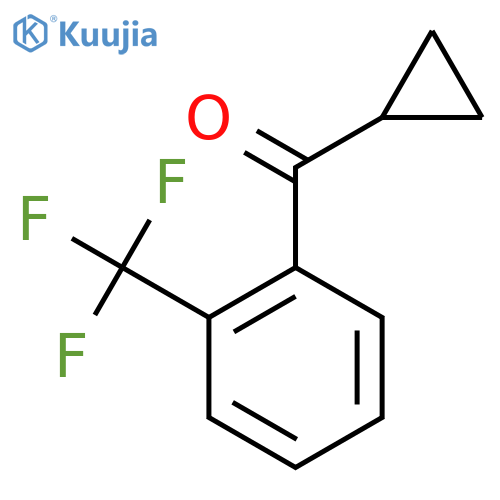 cyclopropyl-[2-(trifluoromethyl)phenyl]methanone structure