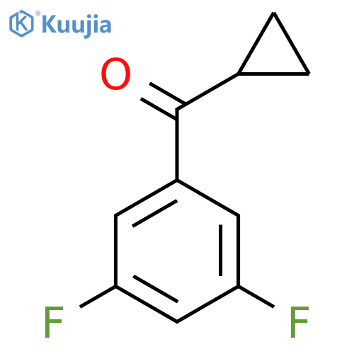 cyclopropyl(3,5-difluorophenyl)methanone structure