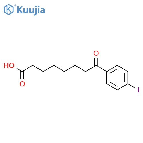 8-(4-iodophenyl)-8-oxooctanoic acid structure