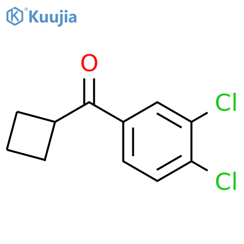 Cyclobutyl 3,4-dichlorophenyl ketone structure