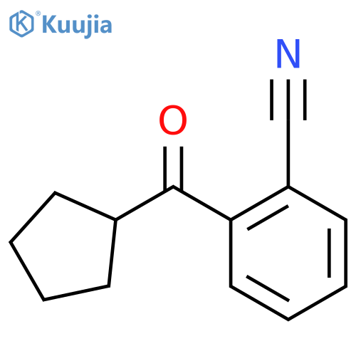 2-(cyclopentanecarbonyl)benzonitrile structure