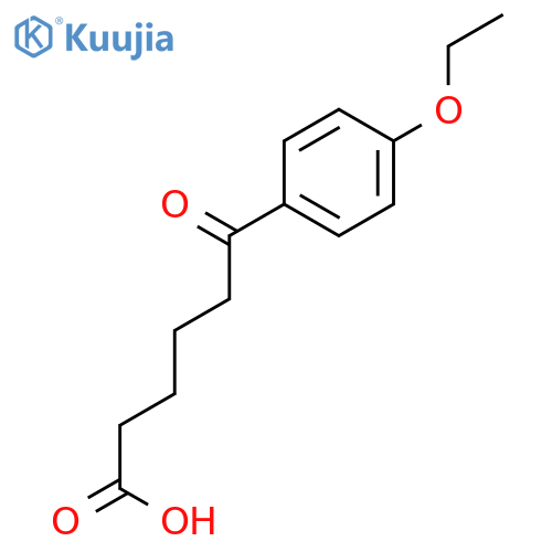 6-(4-ethoxyphenyl)-6-oxohexanoic Acid structure
