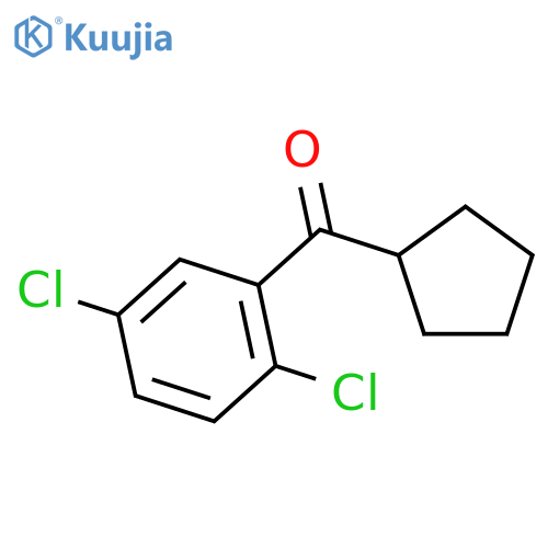 Cyclopentyl 2,5-dichlorophenyl ketone structure