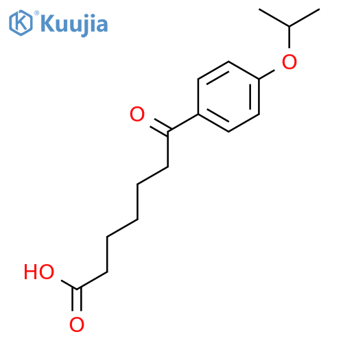 7-Oxo-7-(4-isopropoxyphenyl)heptanoic acid structure