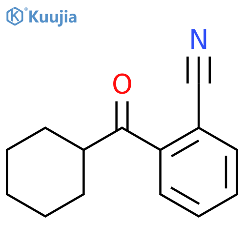 2-(cyclohexanecarbonyl)benzonitrile structure