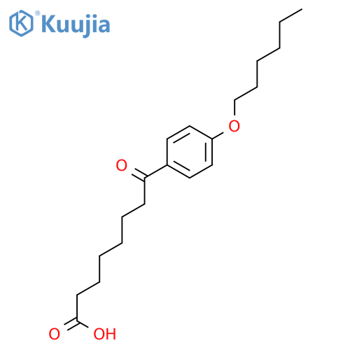 8-(4-Hexyloxyphenyl)-8-oxooctanoic acid structure
