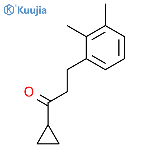 Cyclopropyl 2-(2,3-dimethylphenyl)ethyl ketone structure
