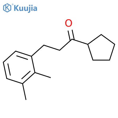 CYCLOPENTYL 2-(2,3-DIMETHYLPHENYL)ETHYL KETONE structure