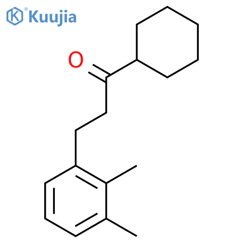 Cyclohexyl 2-(2,3-dimethylphenyl)ethyl ketone structure