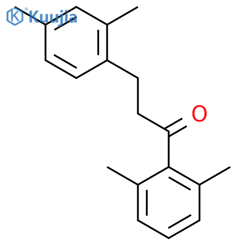 2',6'-Dimethyl-3-(2,4-dimethylphenyl)propiophenone structure