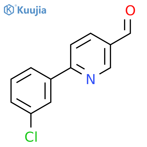 6-(3-Chlorophenyl)pyridine-3-carbaldehyde structure
