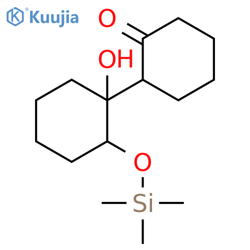 [1,1'-Bicyclohexyl]-2-one, 1'-hydroxy-2'-[(trimethylsilyl)oxy]- structure
