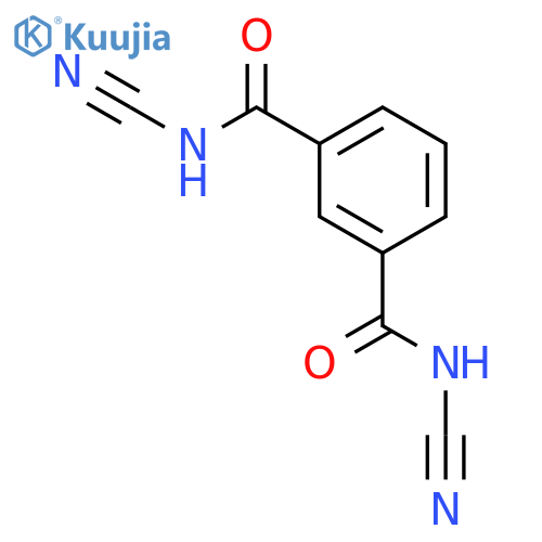 1,3-Benzenedicarboxamide, N,N'-dicyano- structure