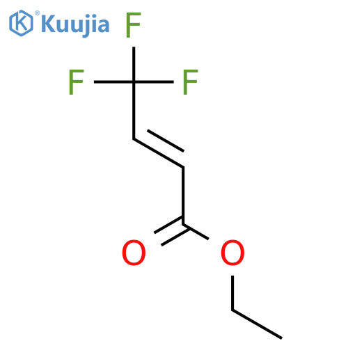 Butenoic acid, 4,4,4-trifluoro-, ethyl ester structure