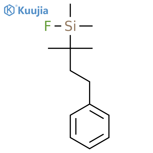 Silane, (1,1-dimethyl-3-phenylpropyl)fluorodimethyl- structure