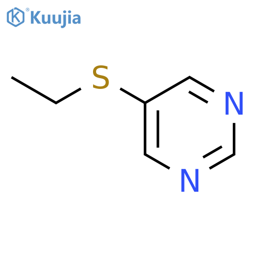 Pyrimidine,5-(ethylthio)- structure