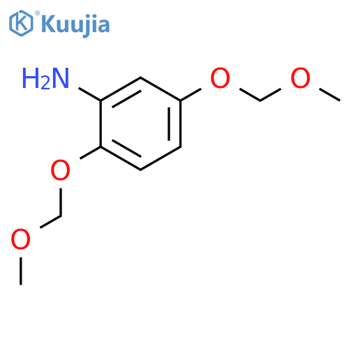 Benzenamine, 2,5-bis(methoxymethoxy)- structure