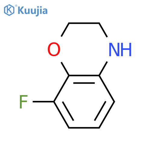 8-Fluoro-3,4-dihydro-2H-1,4-benzoxazine structure