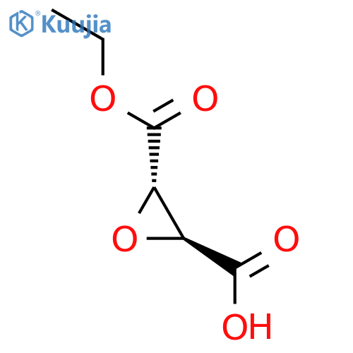 (2S,3S)-2,3-Oxiranedicarboxylic Acid Monoethyl Ester structure