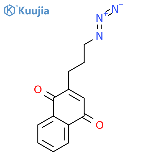 1,4-Naphthalenedione, 2-(3-azidopropyl)- structure