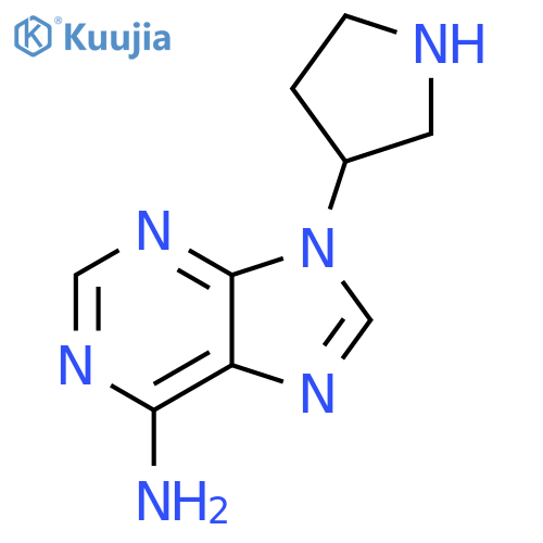 9-(pyrrolidin-3-yl)-9H-purin-6-amine structure