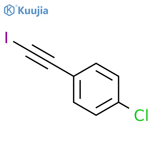Benzene, 1-chloro-4-(iodoethynyl)- structure