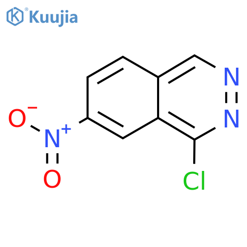 Phthalazine, 1-chloro-7-nitro- structure