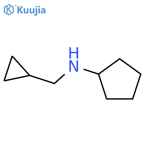 N-(cyclopropylmethyl)cyclopentanamine structure
