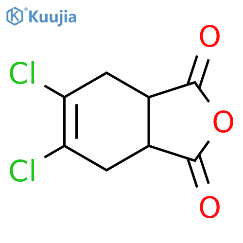 5,6-Dichloro-3a,4,7,7a-tetrahydro-2-benzofuran-1,3-dione structure