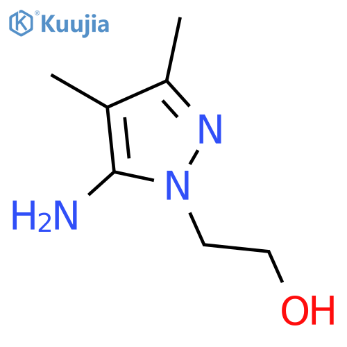 2-(5-amino-3,4-dimethyl-1H-pyrazol-1-yl)ethan-1-ol structure