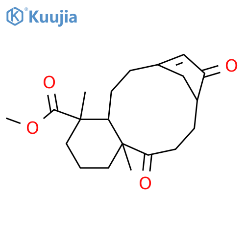 (4R,4aS,10R,13aR)-2,3,4,4a,5,6,9,10,11,12,13,13a-Dodecahydro-4,13a-dimethyl-9,13-dioxo-7,10-methano-1H-benzocycloundecene-4-carboxylic acid methyl ester structure