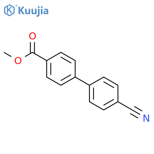 Methyl 4-(4-cyanophenyl)benzoate structure
