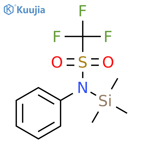 Methanesulfonamide, 1,1,1-trifluoro-N-phenyl-N-(trimethylsilyl)- structure