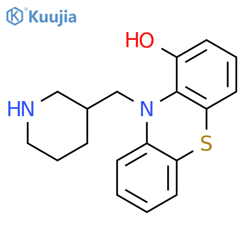 10H-Phenothiazinol, 10-(3-piperidinylmethyl)- structure