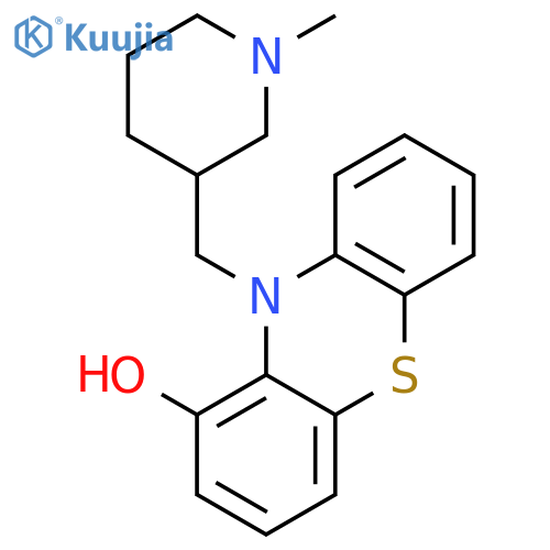 10H-Phenothiazinol, 10-[(1-methyl-3-piperidinyl)methyl]- structure