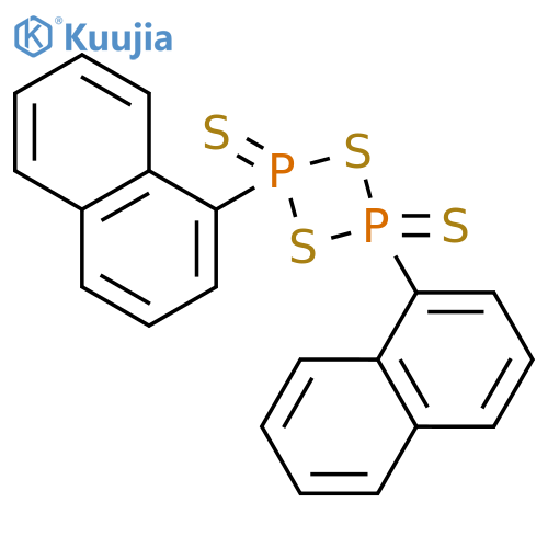 1,3,2,4-Dithiadiphosphetane, 2,4-dinaphthalenyl-, 2,4-disulfide structure